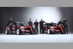 Das MINI-WRC-Team präsentiert sich