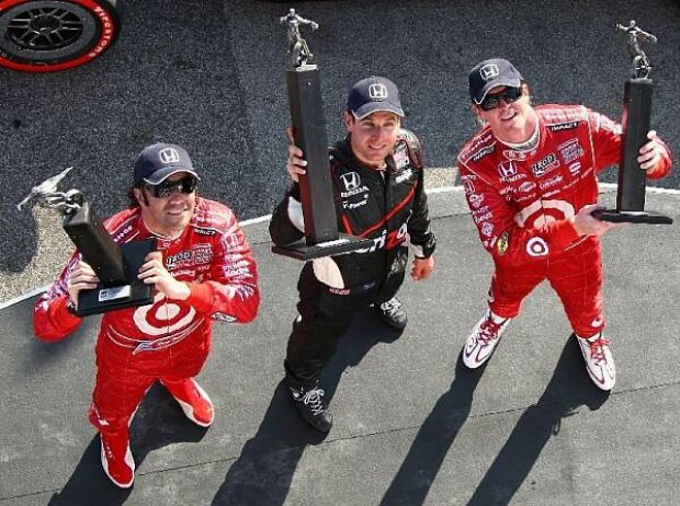 Will Power, Dario Franchitti, Scott Dixon