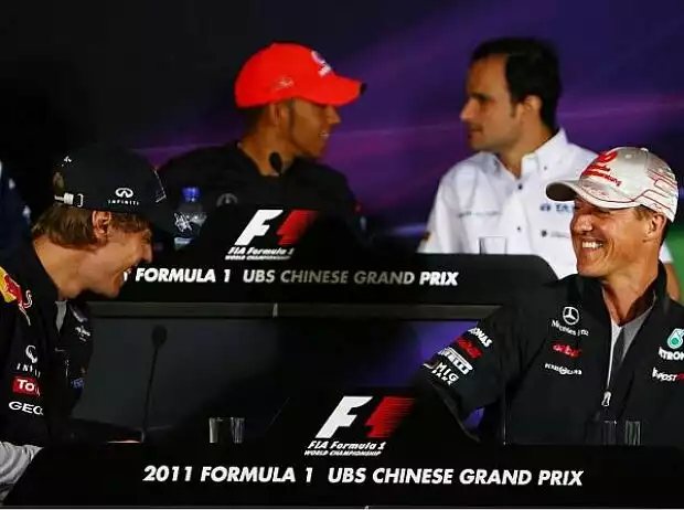 Michael Schumacher, Sebastian Vettel Titel-Bild zur News: Michael Schumacher, Sebastian Vettel