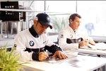 Leon Haslam und Troy Corser (BMW)