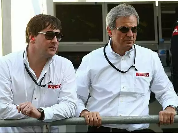 Pirelli-Motorsportdirektor Paul Hembery und Entwicklungschef Maurizio Boiocchi Titel-Bild zur News: Pirelli-Motorsportdirektor Paul Hembery und Entwicklungschef Maurizio Boiocchi