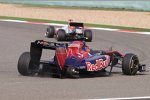 Jaime Alguersuari (Toro Rosso) ohne rechtes Hinterrad