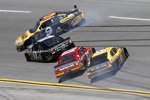 Marcos Ambrose (RPM), Matt Kenseth (Roush), Trevor Bayne (Wood und David Ragan (Roush) in Nöten