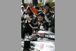 Mike Conway (Andretti) in der Victory Lane