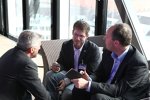 WTCC-Promoter Marcello Lotti im Gespräch mit Stefan Ziegler und Rene de Boer (von links)
