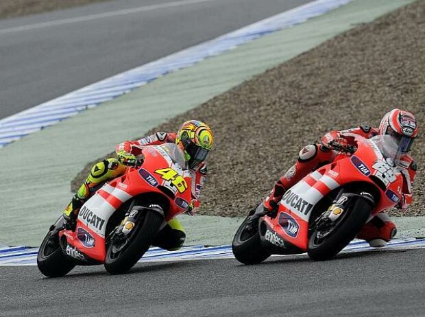 Valentino Rossi, Nicky Hayden