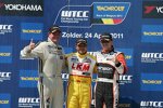 Michel Nykjaer (Sunred), Darryl O'Young (Bamboo) undNorbert Michelisz (Zengõ)