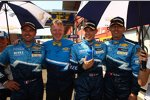 Yvan Muller (Chevrolet), Robert Huff (Chevrolet) und Alain Menu (Chevrolet) und Eric Neve