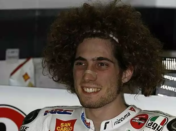 Marco Simoncelli Titel-Bild zur News: Marco Simoncelli