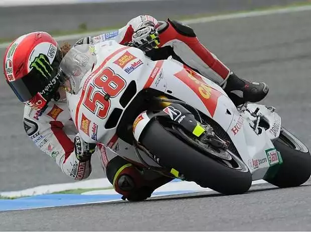 Marco Simoncelli Titel-Bild zur News: Marco Simoncelli