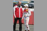 Wolfgang Ullrich (Audi Sportchef) und Rahel Frey (Phoenix-Audi) 