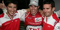 Bild zum Inhalt: Audi R18 TDI beim Renndebüt auf den ersten drei Startplätzen