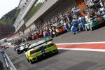 Die Boxengasse in Spa-Francorchamps