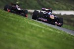 Sebastien Buemi (Toro Rosso) vor Witali Petrow (Renault)