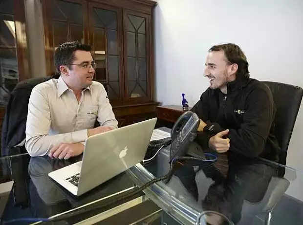 Titel-Bild zur News: Eric Boullier und Robert Kubica