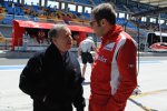 Jean Todt und Stefano Domenicali (Teamchef) (Ferrari)