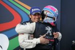 Franck Montagny und Stephane Sarrazin (Peugeot)