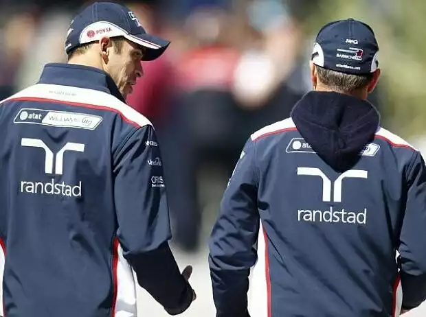 Titel-Bild zur News: Pastor Maldonado, Rubens Barrichello