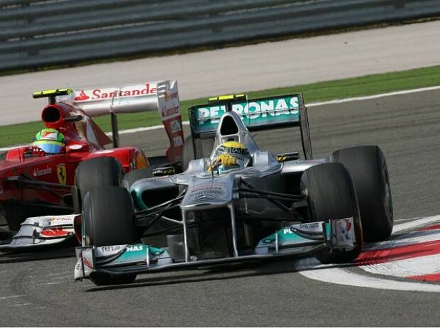 Titel-Bild zur News: Nico Rosberg, Felipe Massa