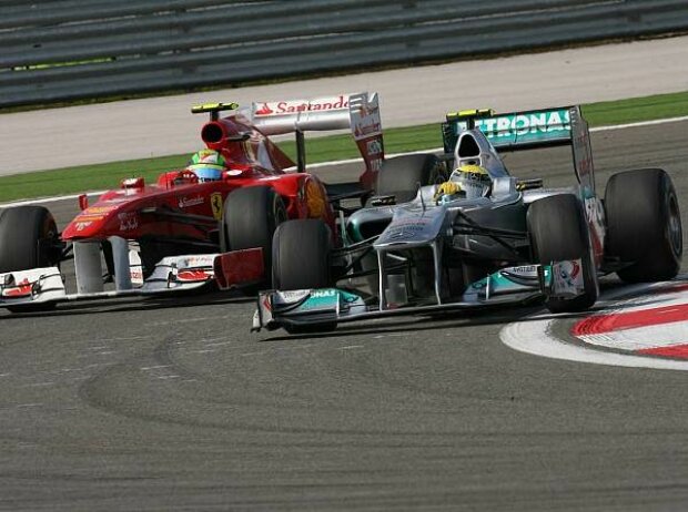 Titel-Bild zur News: Felipe Massa, Nico Rosberg