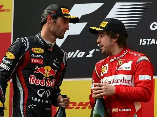 Mark Webber, Fernando Alonso Titel-Bild zur News: Mark Webber, Fernando Alonso