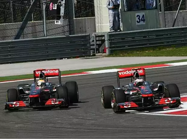 Lewis Hamilton, Jenson Button Titel-Bild zur News: Lewis Hamilton, Jenson Button