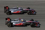 Lewis Hamilton und Jenson Button (McLaren) 