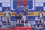 Max Biaggi, Eugene Laverty und Leon Haslam