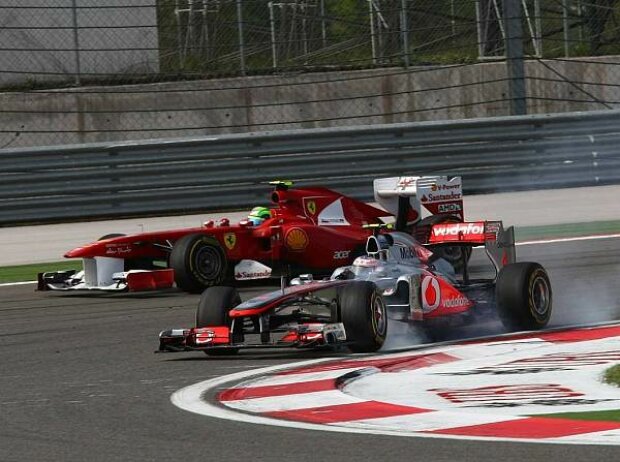 Felipe Massa und Jenson Button