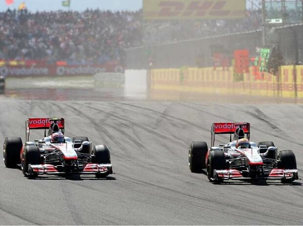 Jenson Button und Lewis Hamilton Jenson Button und Lewis Hamilton