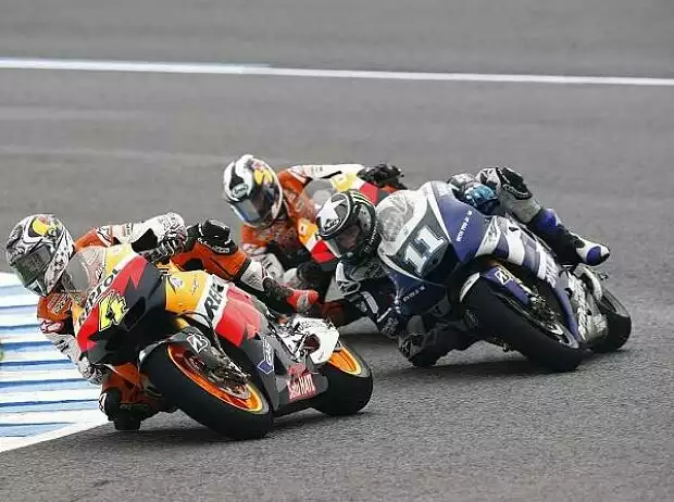 Ben Spies, Daniel Pedrosa, Andrea Dovizioso Titel-Bild zur News: Ben Spies, Daniel Pedrosa, Andrea Dovizioso