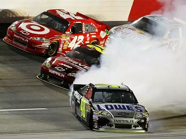Juan Pablo Montoya, Jimmie Johnson Titel-Bild zur News: Juan Pablo Montoya, Jimmie Johnson
