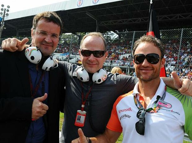 Christian Eigen, Manfred Zimmermann und Alex Leibinger