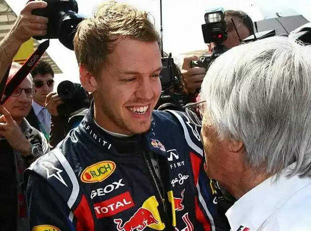 Sebastian Vettel, Bernie Ecclestone (Formel-1-Chef) Titel-Bild zur News: Sebastian Vettel, Bernie Ecclestone (Formel-1-Chef)