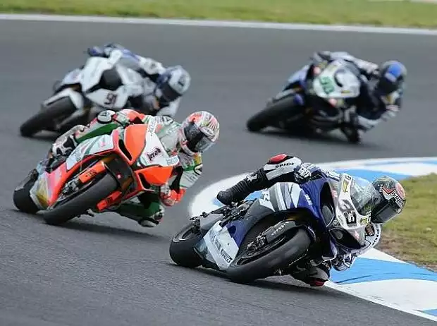 Marco Melandri, Max Biaggi Titel-Bild zur News: Marco Melandri, Max Biaggi