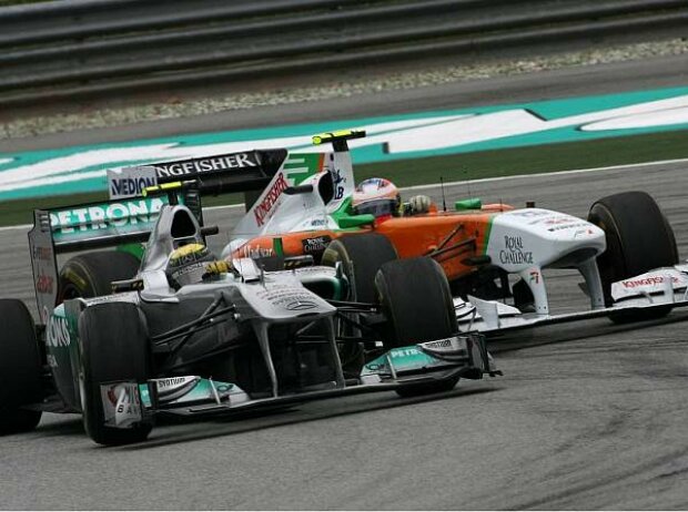Titel-Bild zur News: Paul di Resta, Nico Rosberg