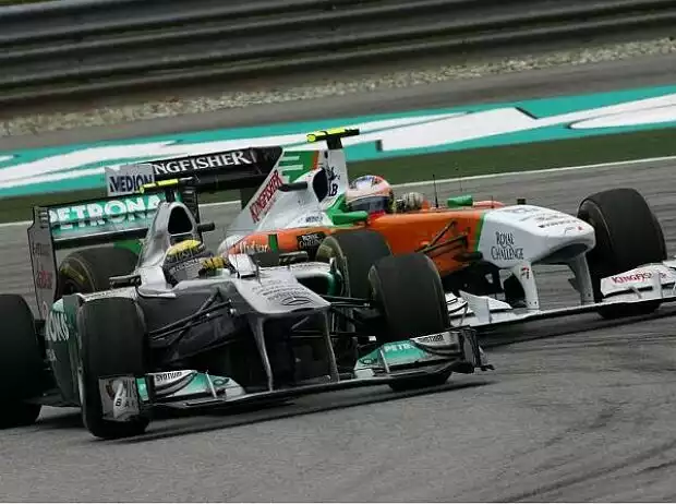 Paul di Resta, Nico Rosberg Titel-Bild zur News: Paul di Resta, Nico Rosberg