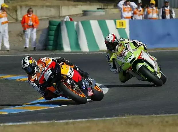Daniel Pedrosa, Randy de Puniet Titel-Bild zur News: Daniel Pedrosa, Randy de Puniet