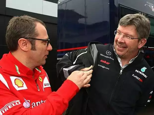 Stefano Domenicali (Teamchef), Ross Brawn (Teamchef) Titel-Bild zur News: Stefano Domenicali (Teamchef), Ross Brawn (Teamchef)