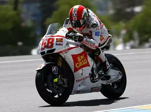 Marco Simoncelli Titel-Bild zur News: Marco Simoncelli