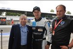 Jean Todt mit Robert Dahlgren (Polestar) und Alexander Murdzevski Schedvin von Volvo (von links)
