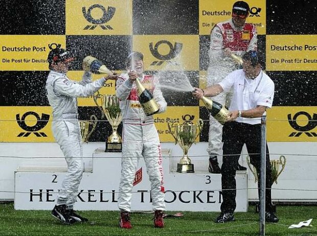 Bruno Spengler, Mike Rockenfeller und Martin Tomczyk