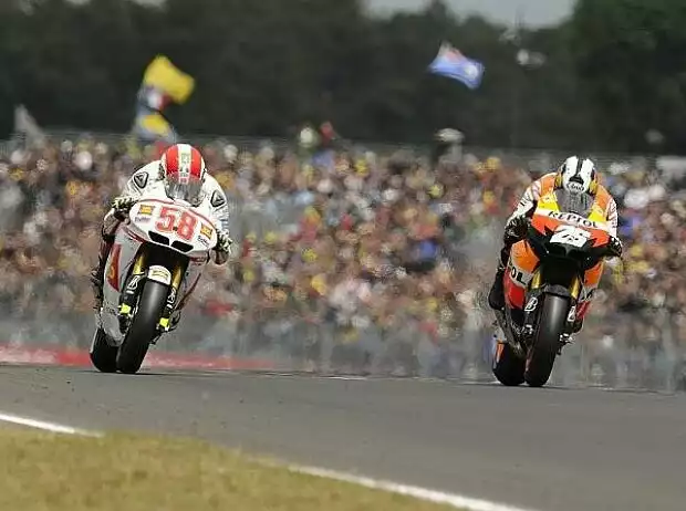 Marco Simoncelli; Dani Pedrosa Titel-Bild zur News: Marco Simoncelli; Dani Pedrosa