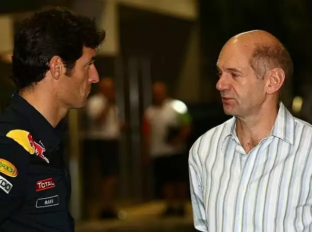 Adrian Newey (Technischer Direktor), Mark Webber Titel-Bild zur News: Adrian Newey (Technischer Direktor), Mark Webber