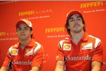 Felipe Massa und Fernando Alonso (Ferrari)