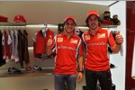Felipe Massa und Fernando Alonso (Ferrari)