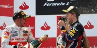Bild zum Inhalt: Vettel bezwingt kämpferischen "Torero" Hamilton