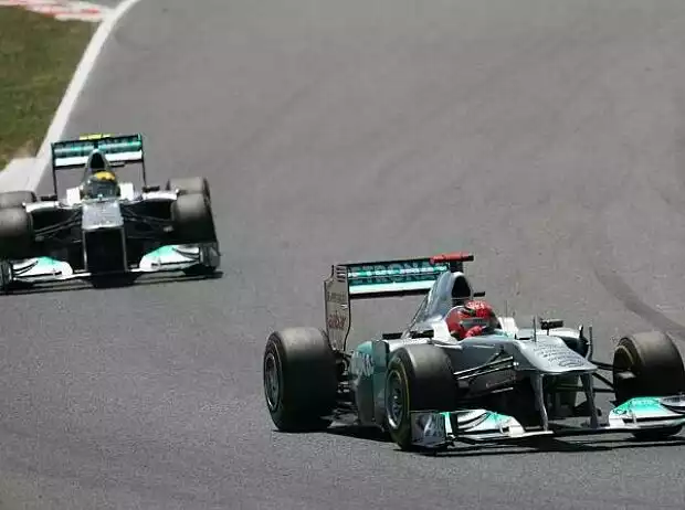 Michael Schumacher, Nico Rosberg Titel-Bild zur News: Michael Schumacher, Nico Rosberg