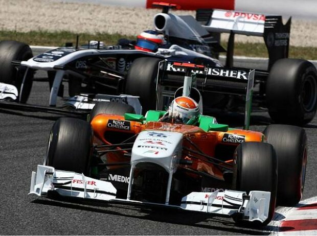 Titel-Bild zur News: Rubens Barrichello, Adrian Sutil