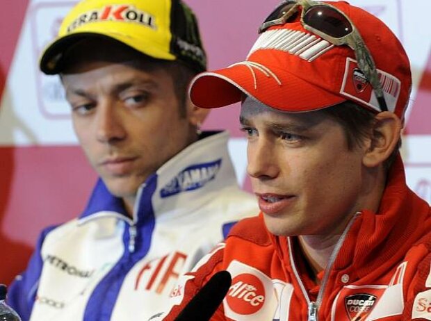 Valentino Rossi; Casey Stoner Valentino Rossi; Casey Stoner